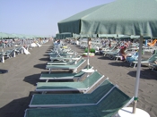 lettino mare alluminio