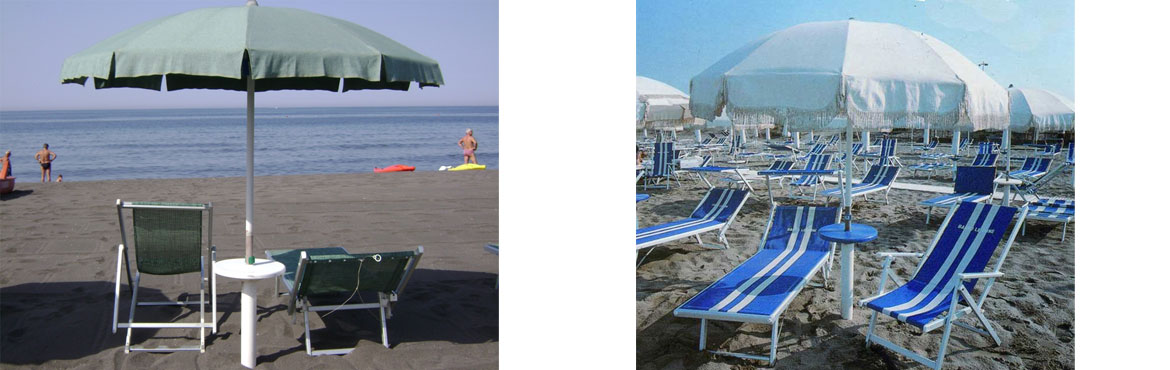 ombrelloni alluminio per spiaggia