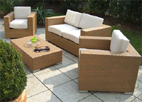 lettino mare bamboo