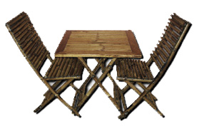 tavolini in bamboo