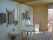 wooden cabins
