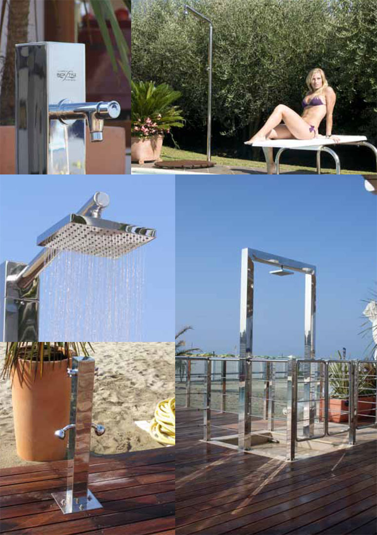 DOCCIA ACCIAIO INOX MARE