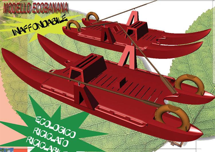 pattino a remi plastica ecologico