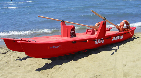 rowing boat. rescue rowing boat on