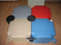 blocchi galleggianti in plastica pontili modulari sunny docks
