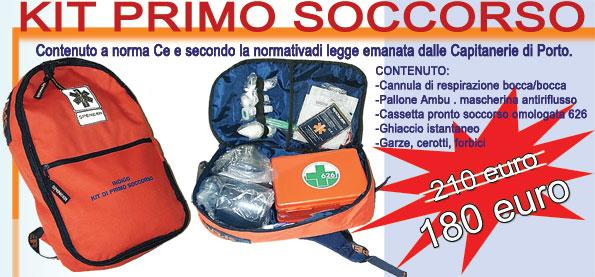 ZAINO KIT PRIMO SOCCORSO