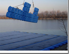 piattaforma galleggiante per impianti fotovoltaici
