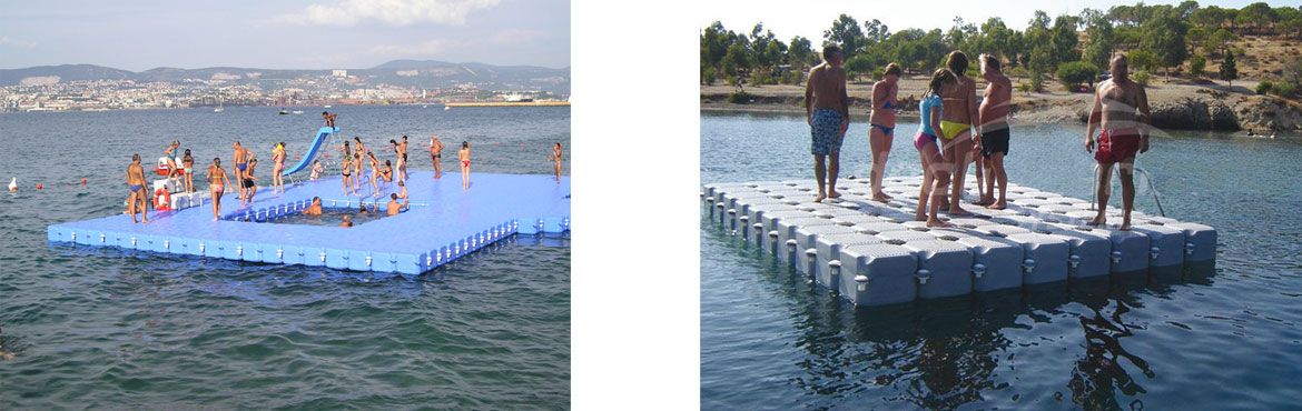 piattaforme galleggianti modulari